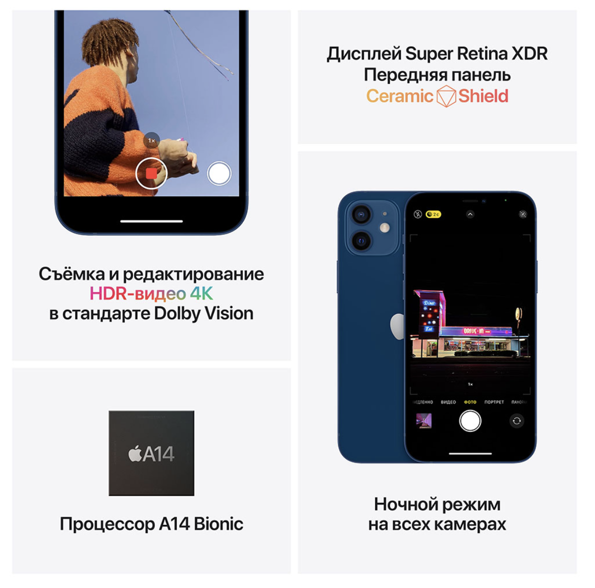 Apple iPhone 12 128GB Purple (Фиолетовый) купить дешево онлайн по низкой  цене в Москве